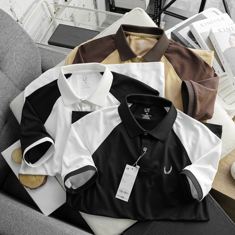 Áo polo raglan uni.qlo PL06