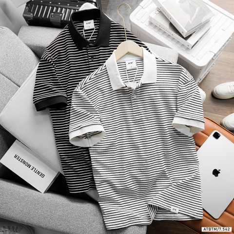 Áo polo kẻ sọc BTM 7542