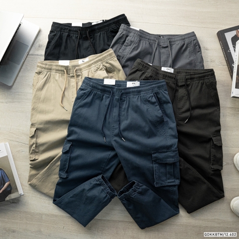 Quần Joger kaki túi hộp BTM 12402