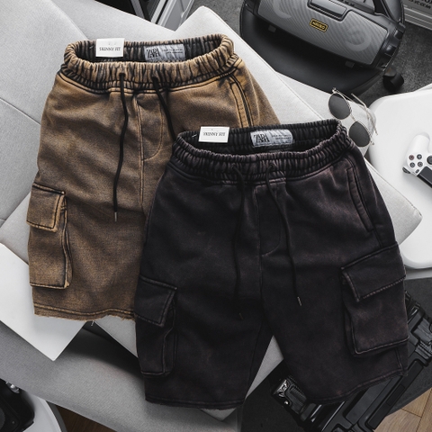 Quần Short nỉ wash Za ZR7