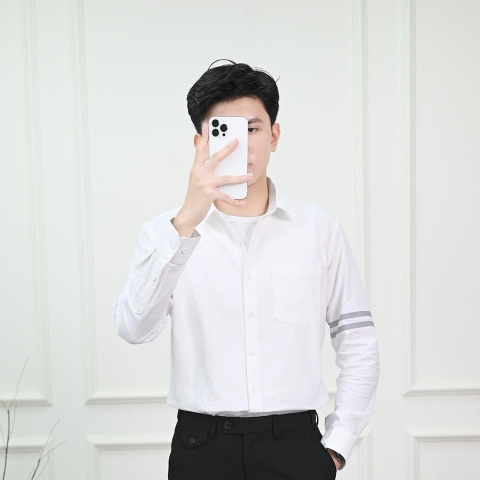 Áo sơ mi sọc tay BTM 1579