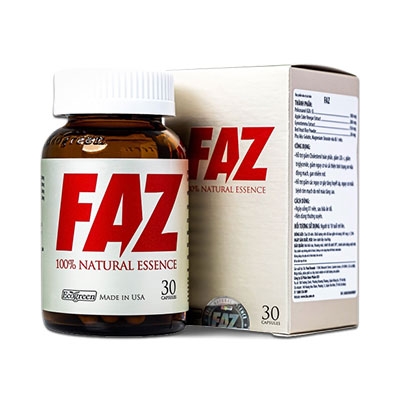 Viên giảm mỡ máu Faz - Giúp bảo vệ tim mạch hiệu quả