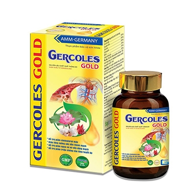 Gercoles Gold Hỗ trợ ổn định huyết áp, tăng cường sức bền thành mạch