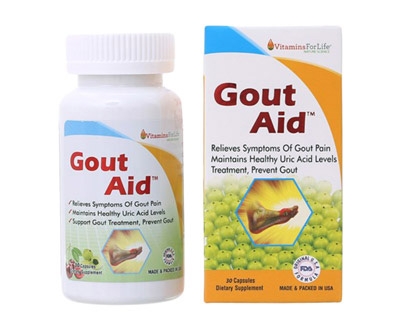 Gout Aid - Hỗ trợ giảm acid uric trong máu, phòng bệnh gout