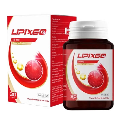 Lipixgo (Hộp 30 Viên) Chính Hãng Hỗ Trợ Giảm Mỡ Máu