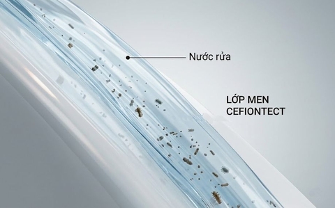 Công nghệ men sứ CeFiONtect của TOTO