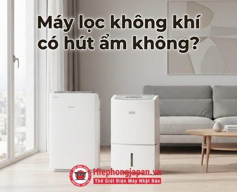 Máy lọc không khí có hút ẩm không? So sánh chi tiết để chọn đúng thiết bị