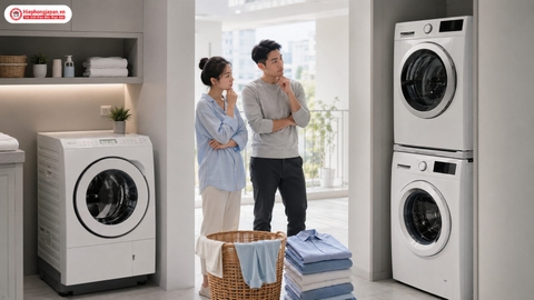 Nên mua máy giặt sấy 2 trong 1 hay máy giặt và máy sấy riêng?