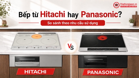 So sánh bếp từ Hitachi và Panasonic chi tiết theo nhu cầu sử dụng