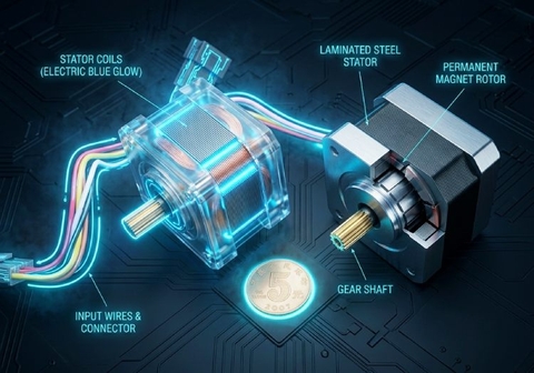 Stepping Motor (Động cơ bước): Cấu tạo, Nguyên lý và Ứng dụng