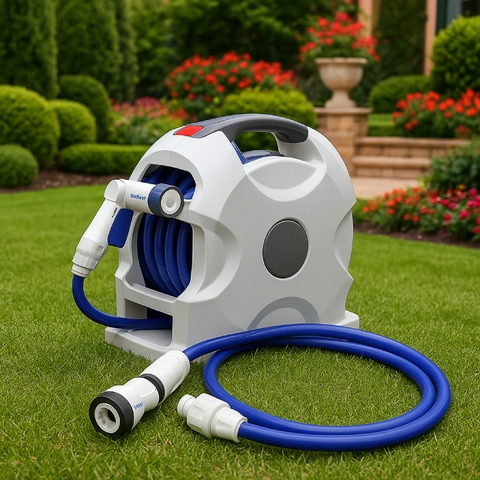 Bộ cuộn ống tưới cây tự động Takagi R715FJC2