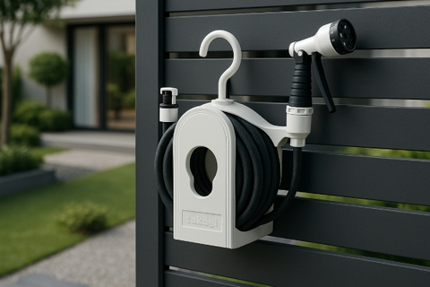 Bộ cuộn vòi tưới cây 10m Takagi R110CG Nhật Bản