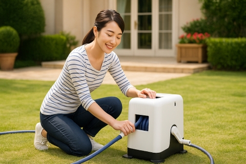 Bộ vòi tưới cây 30m Boxy Twister Takagi RC330TNB