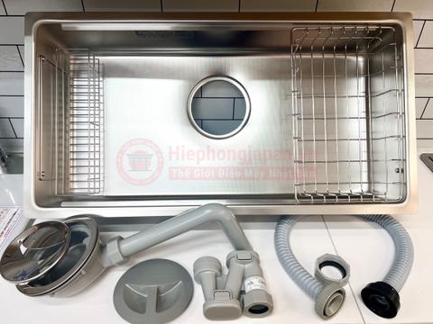 Chậu rửa bát chén Shigeru LE JSL-K 2F FS Nội địa Nhật