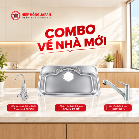 Combo Về Nhà Mới – Mua trọn bộ 3 thiết bị bếp, chênh lệch 14,36 triệu so với mua riêng