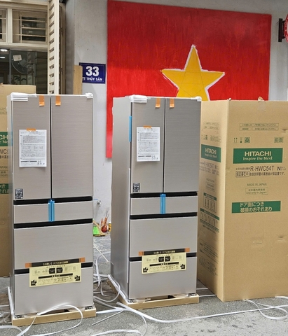 Tủ lạnh Hitachi R-HWC54T-W cao cấp hàng Nhật nội địa