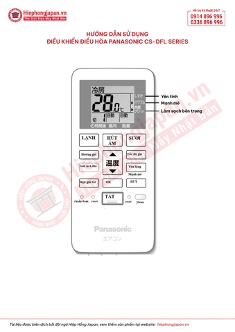 Điều hòa hai chiều Panasonic CS 282DFL | 12000 BTU| NanoeX
