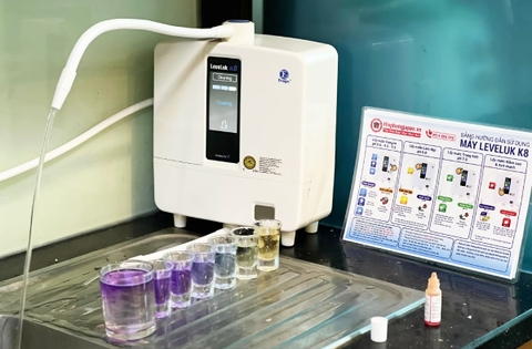 Máy lọc nước ion kiềm Kangen Leveluk K8 | 8 tấm điện cực
