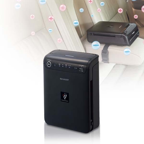 Máy lọc không khí ô tô Sharp IG-HCF15 | Màng lọc 3 lớp | Ion Plasma 25000