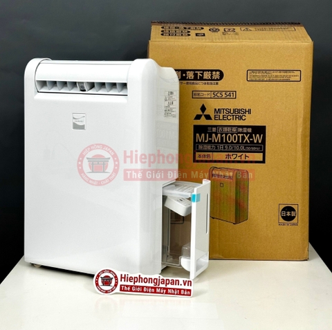 Máy Hút Ẩm Mitsubishi MJ-M100TX-W | Hàng Nội Địa Nhật Bản