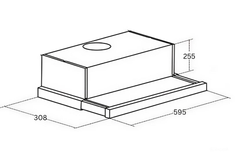 Máy hút mùi Panasonic FV-UX6AEB màu đen