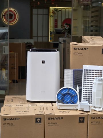 Máy lọc không khí Sharp KC-T50-W nội địa Nhật