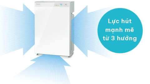 Máy lọc không khí tạo ẩm Daikin ACK70X-W | Twin streamer | Smart App | Ion Plasma 25000