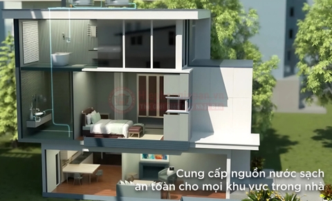 Hệ thống lọc tổng Mitsubishi Cleansui MPOE-P