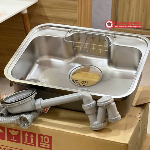 Chậu rửa bát Toyoura N801BIA-EB-MS | Bảo hành 24 tháng