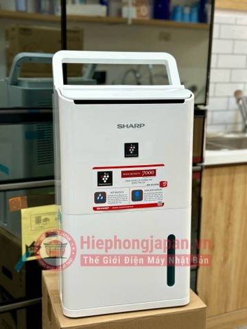 Máy hút ẩm Sharp DW-D12A-W kết hợp lọc không khí chính hãng