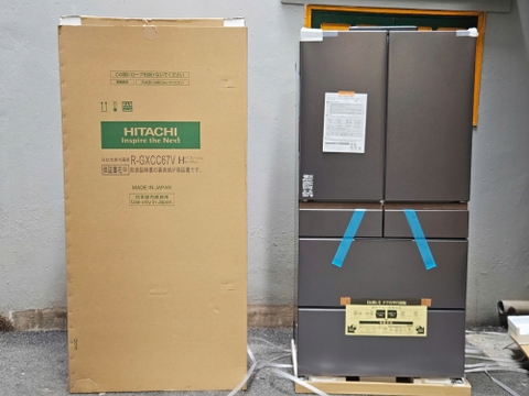 Tủ lạnh Hitachi R-GXCC67V-H 670L