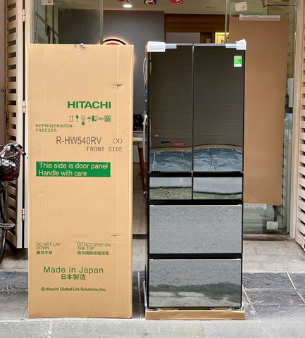 Tủ lạnh Hitachi Inverter R-HW540RV-X dung tích 540L
