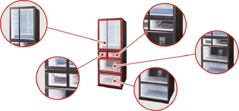 TỦ LẠNH MITSUBISHI MR-WXD70G - 700 LÍT | 700 LIT