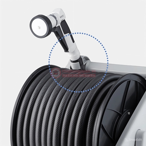 Bộ vòi tưới vườn thu rút Takagi Aurora V 50m R550CG