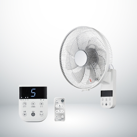 Quạt treo tường C:NET CKDF307WH | Động cơ DC | Nội địa Nhật Bản