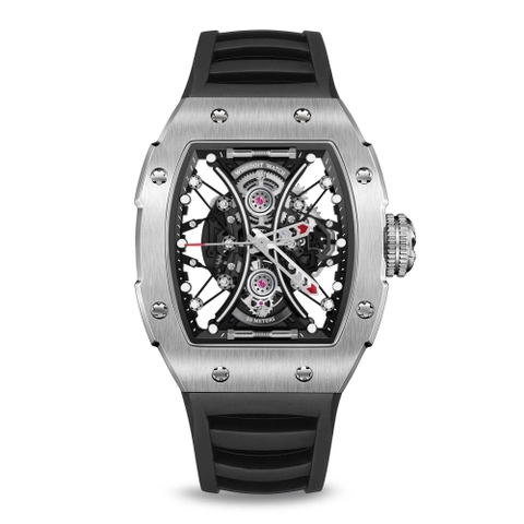 SKELETON | HOURGLASS-SILVERY WATCH