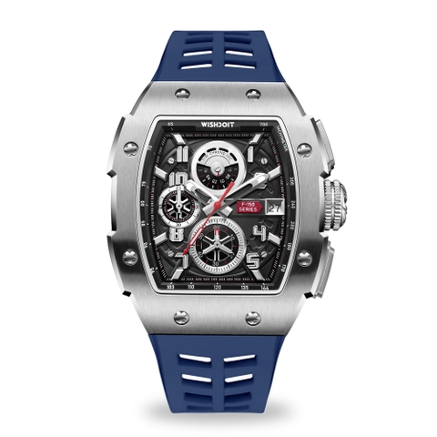 RACING | F-150 CHRONO-SILVERY WATCH (BLUE STRAP)
