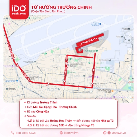 Hướng dẫn cách đi đến Nhà Ga T3 Tân Sơn Nhất thuận tiện nhất