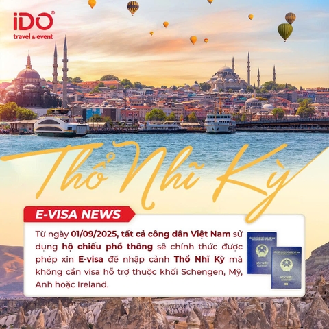 Thổ Nhĩ Kỳ chính thức cấp E-Visa cho công dân Việt Nam không cần Visa hỗ trợ