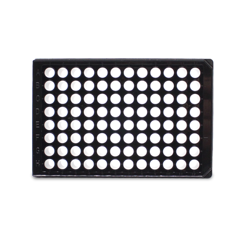 96-well microplate, transparent flat bottom, medium binding force