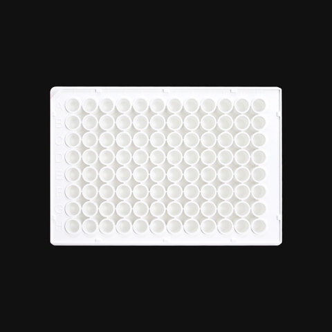 96-well microplate, white background, medium binding capacity
