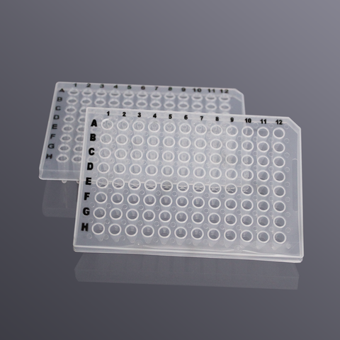 0.2ml 96-well semi-skirted PCR plate, transparent
