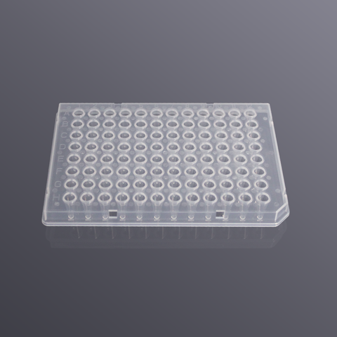 0.1ml 96-well semi-skirted PCR plate, transparent color