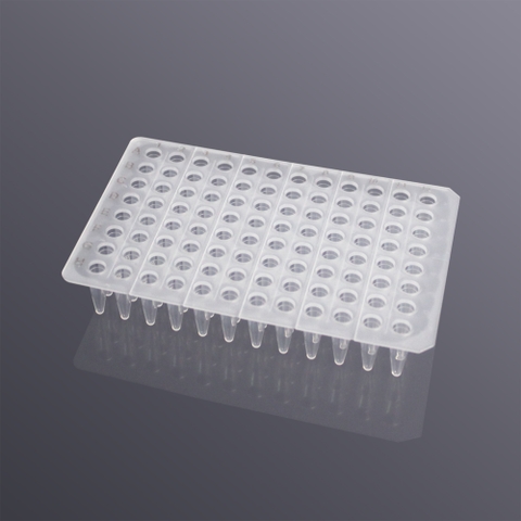 0.2ml 96-well unskirted PCR plate, transparent, laser printed