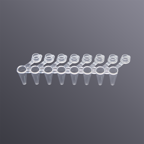 0.1ml eight-row tube with flat cap
