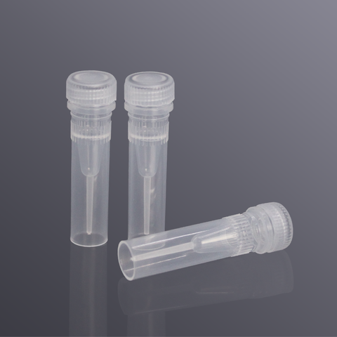 0.5ml Freezer/Sample Tube, brown, screw cap, sterile