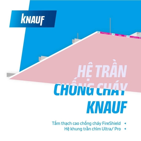 Tấm Thạch cao chống cháy Knauf - Fireshield