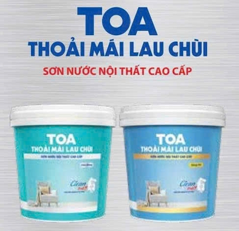 SƠN NƯỚC NỘI THẤT CAO CẤP TOA THOẢI MÁI LAU CHÙI