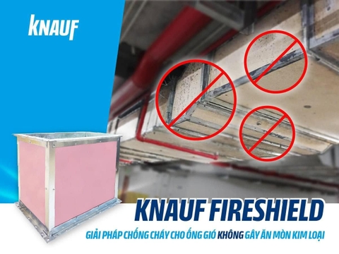 Tấm Thạch cao chống cháy Knauf - Fireshield