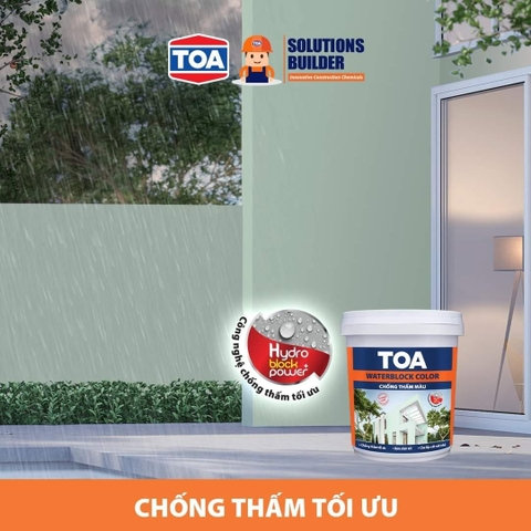 SƠN CHỐNG THẤM MÀU - TOA WATERBLOCK COLOR
